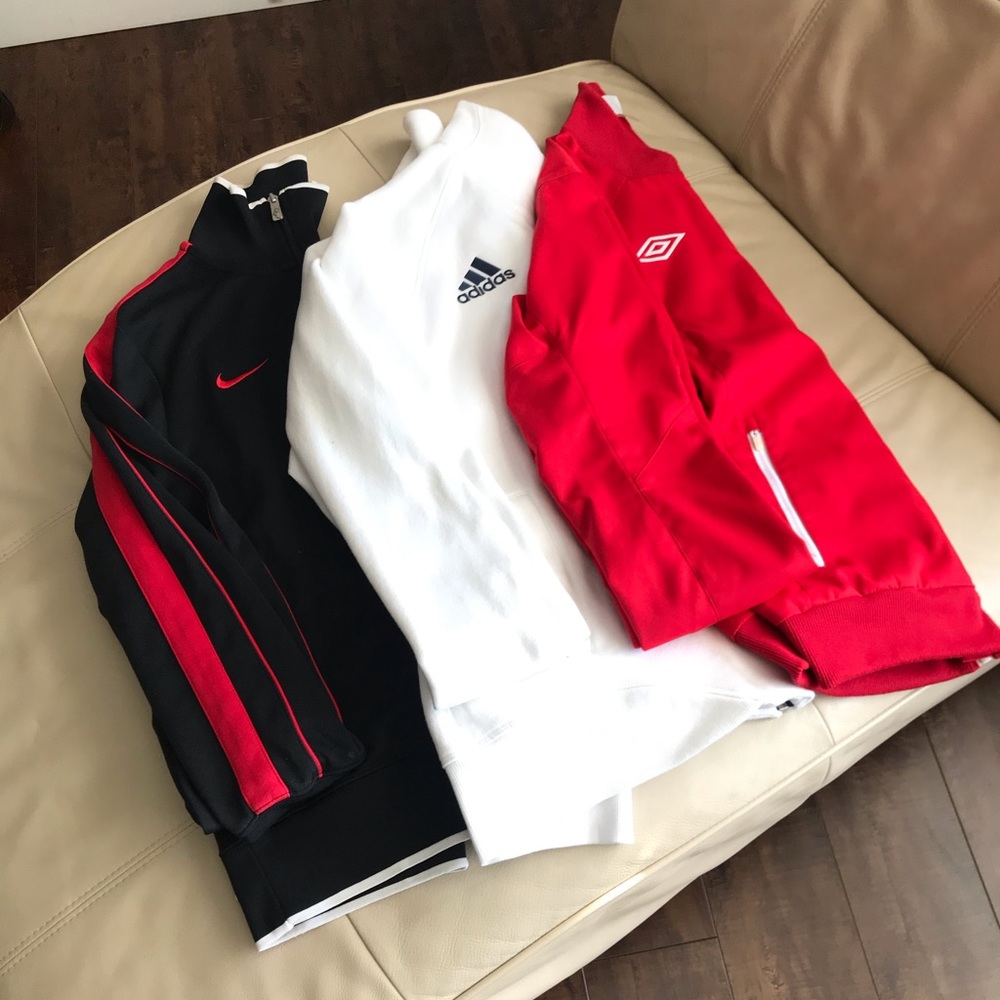 Lot of 3 track top jackets